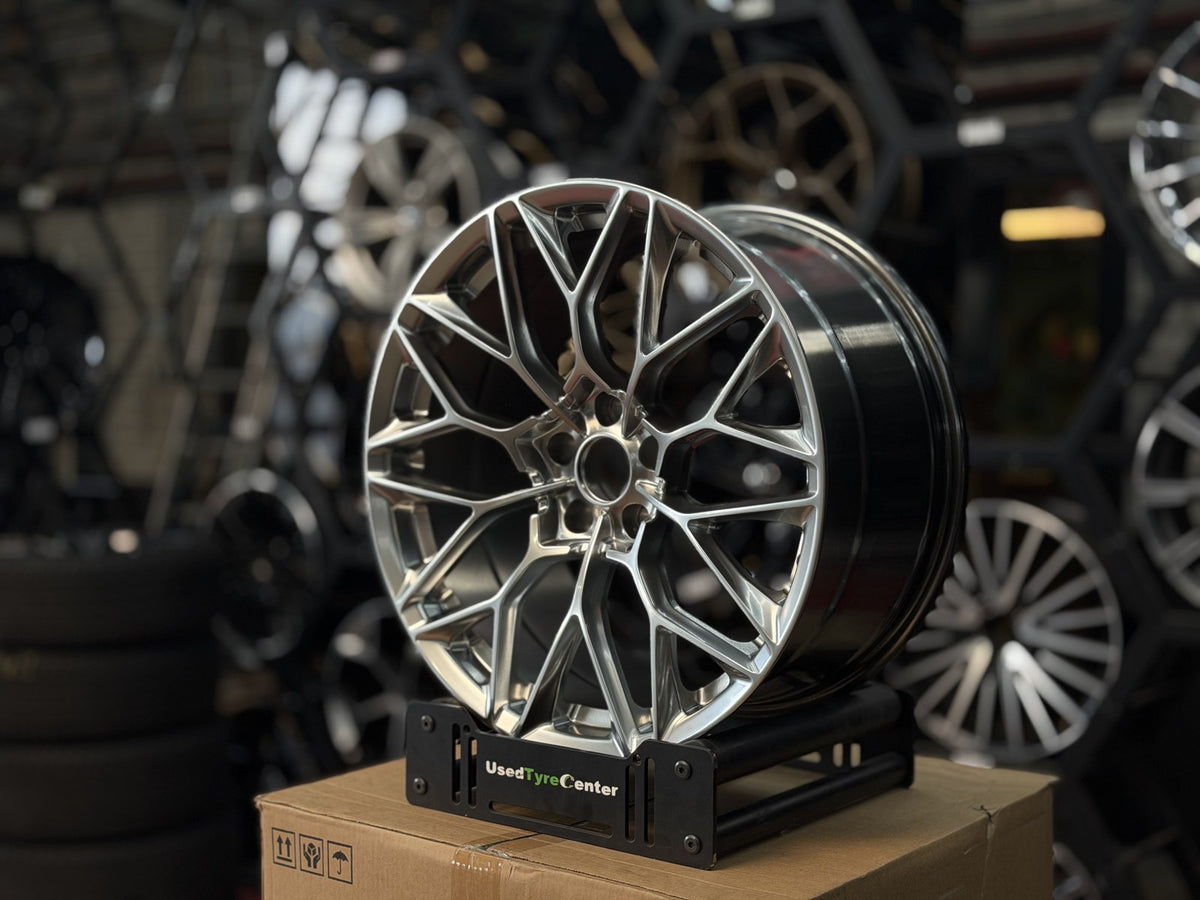 19" Y-Spaaks Hyper Black Breedset - 5x112